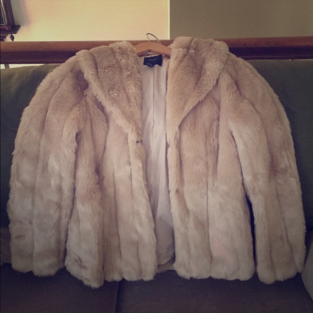 Faux fur coat